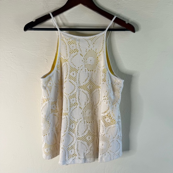 Anthropologie White Lace Overlay
Cosette Top Size Small Eyelet Design - Picture 7 of 8